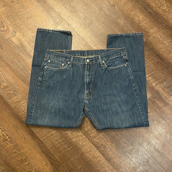 Levi's 513 Slim Straight Jeans - 38x32 - Picture 4 of 9